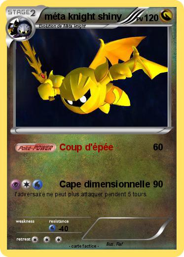 Pokemon méta knight shiny