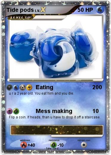 Pokemon Tide pods