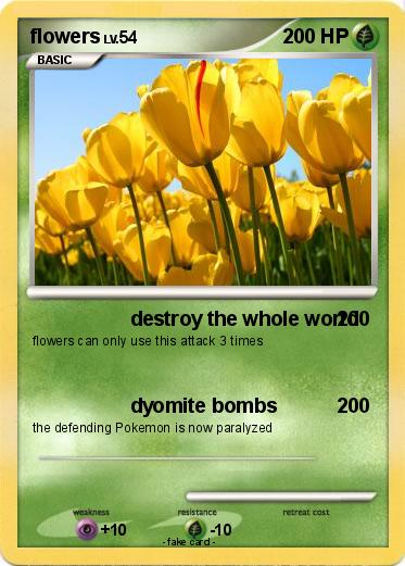 Pokemon flowers