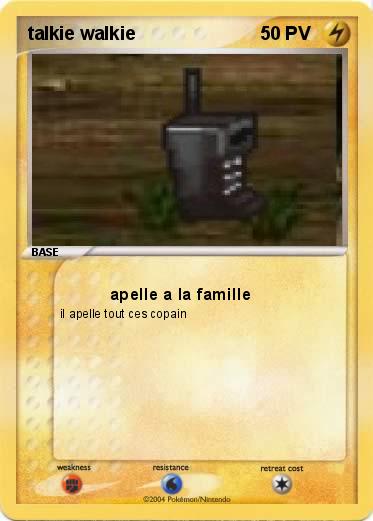 Pokemon talkie walkie