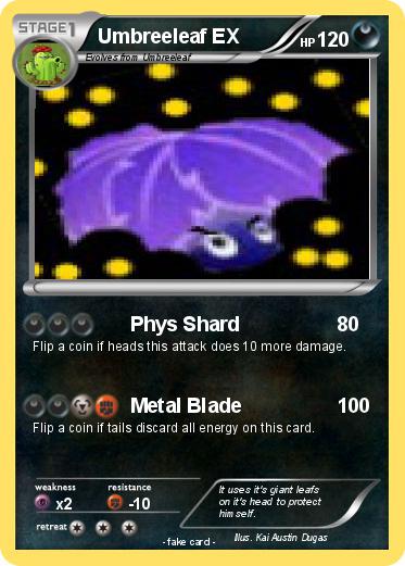 Pokemon Umbreeleaf EX