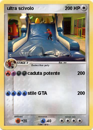 Pokemon ultra scivolo
