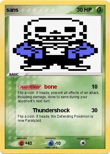 Pokemon sans