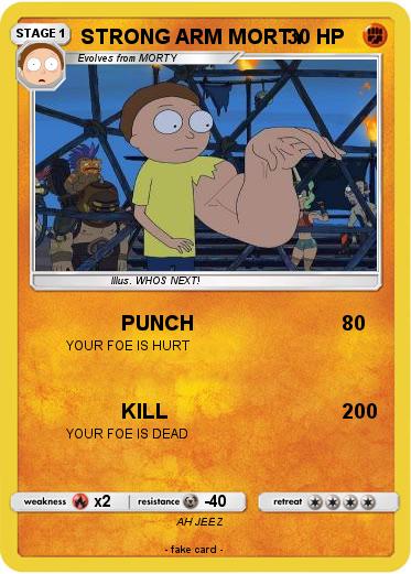 Pokemon STRONG ARM MORTY