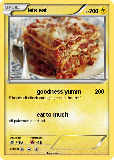 Pokemon lets eat