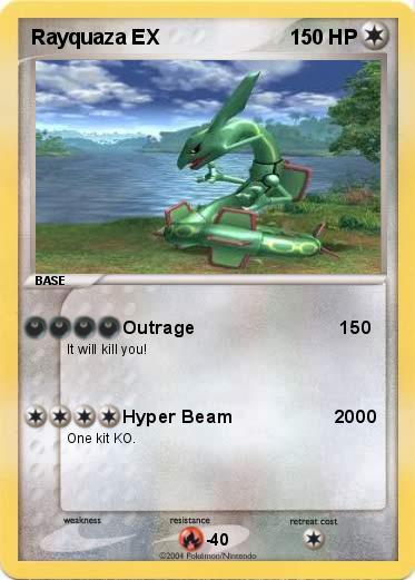 Pokemon Rayquaza EX