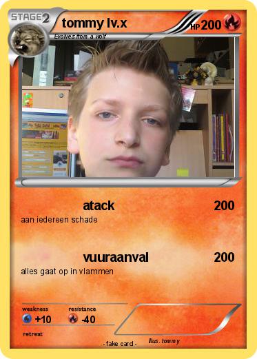 Pokemon tommy lv.x