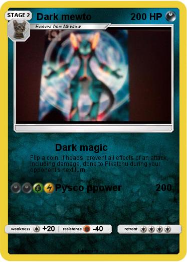 Pokemon Dark mewto