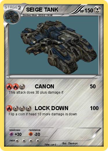 Pokemon SEIGE TANK