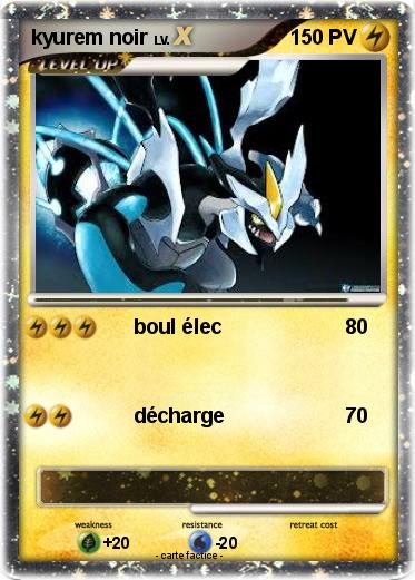 Pokemon kyurem noir