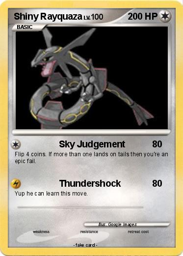 Pokemon Shiny Rayquaza