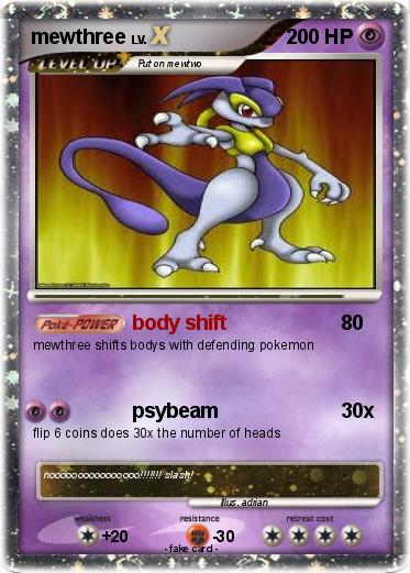 Pokemon mewthree