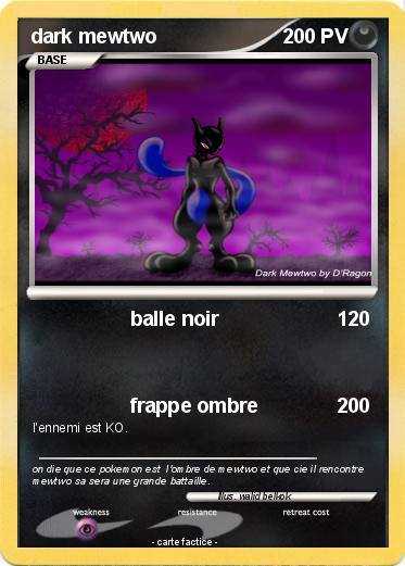 Pokemon dark mewtwo