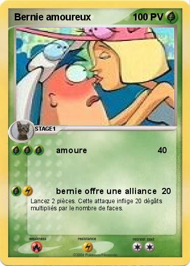 Pokemon Bernie amoureux