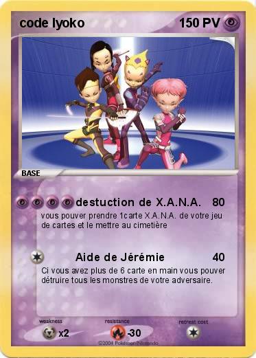 Pokemon code lyoko 