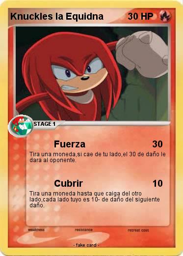Pokemon Knuckles la Equidna