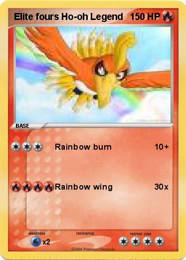 Pokemon Elite fours Ho-oh Legend