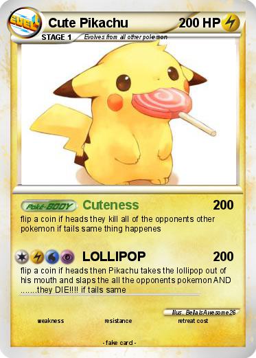 Pokemon Cute Pikachu