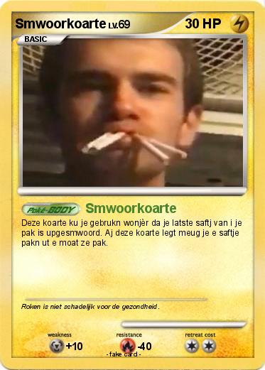 Pokemon Smwoorkoarte