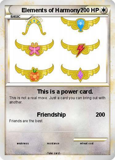 Pokemon Elements of Harmony