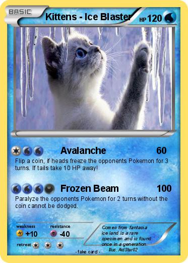 Pokemon Kittens - Ice Blaster