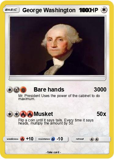 Pokemon George Washington  1000