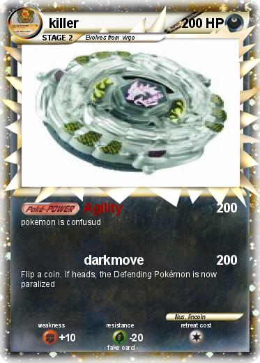 Pokémon killer 1754 1754 - Agility - My Pokemon Card