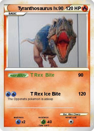 Pokemon Tyranthosaurus lv.90