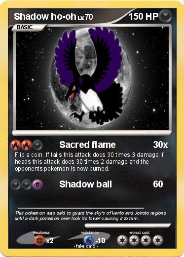 Pokemon Shadow ho-oh