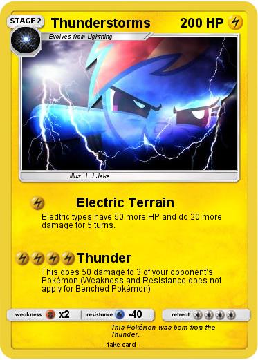 Pokemon Thunderstorms