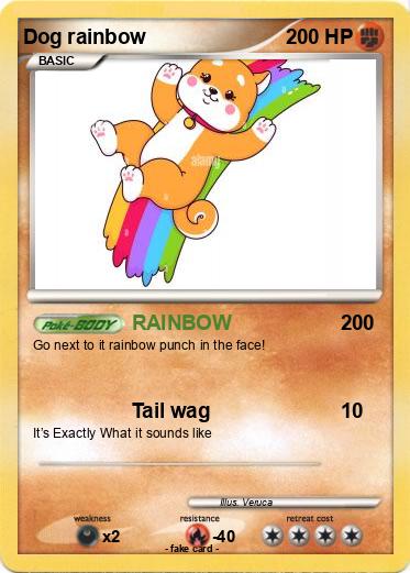 Pokemon Dog rainbow