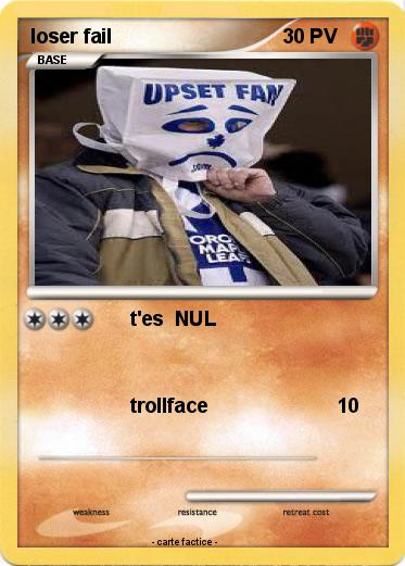 Pokemon loser fail