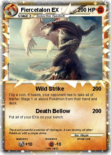 Pokemon Fiercetalon EX