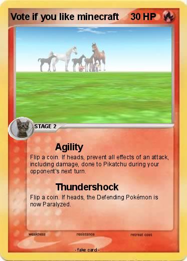 Pokemon Vote if you like minecraft