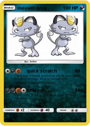 Pokemon meowth bros