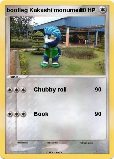 Pokemon bootleg Kakashi monument