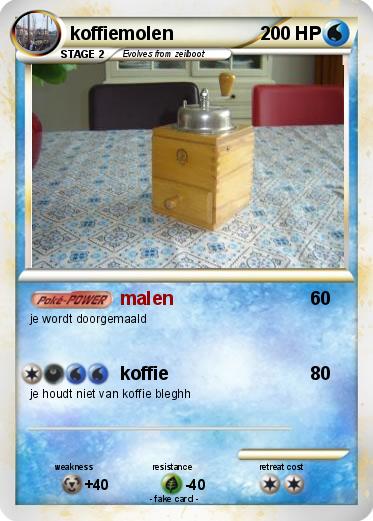 Pokemon koffiemolen