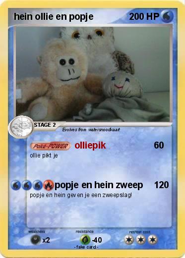 Pokemon hein ollie en popje