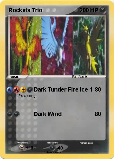 Pokemon Rockets Trio