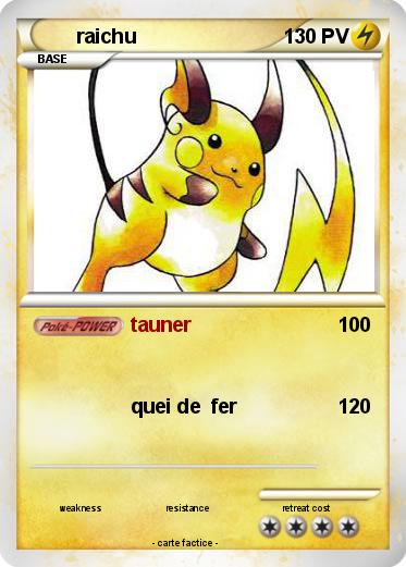 Pokemon raichu