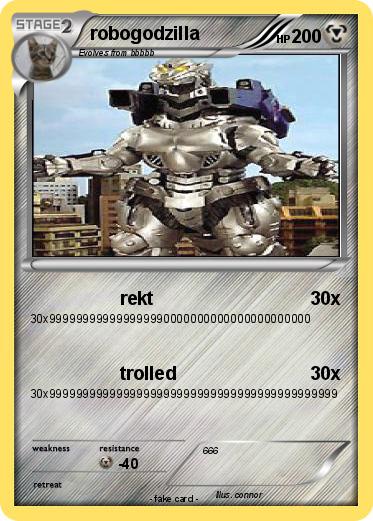 Pokemon robogodzilla