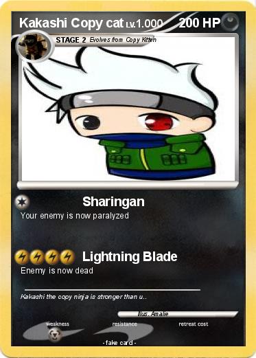 Pokemon Kakashi Copy cat