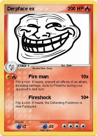 Pokemon Derpface ex