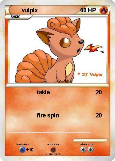 Pokemon vulpix