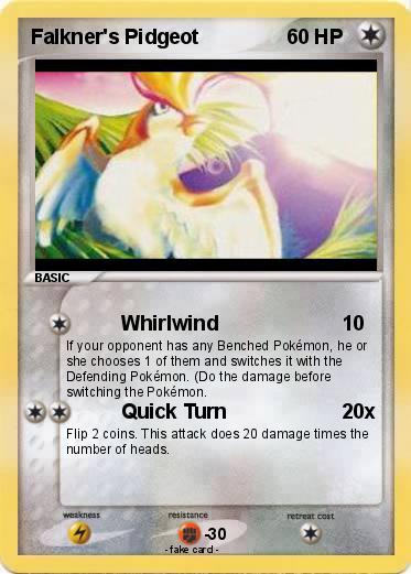 Pokemon Falkner's Pidgeot