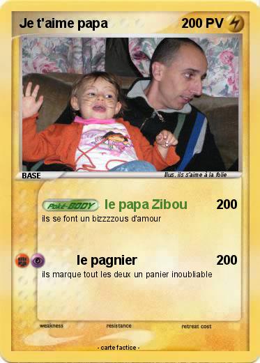 Pokemon Je t'aime papa