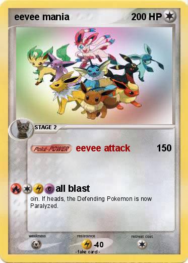 Pokemon eevee mania