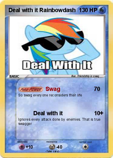 Pokemon Deal with it Rainbowdash