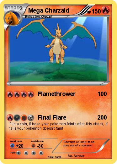 Pokemon Mega Charzaid