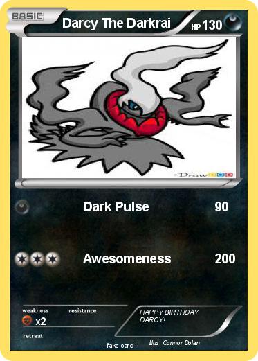 Pokemon Darcy The Darkrai